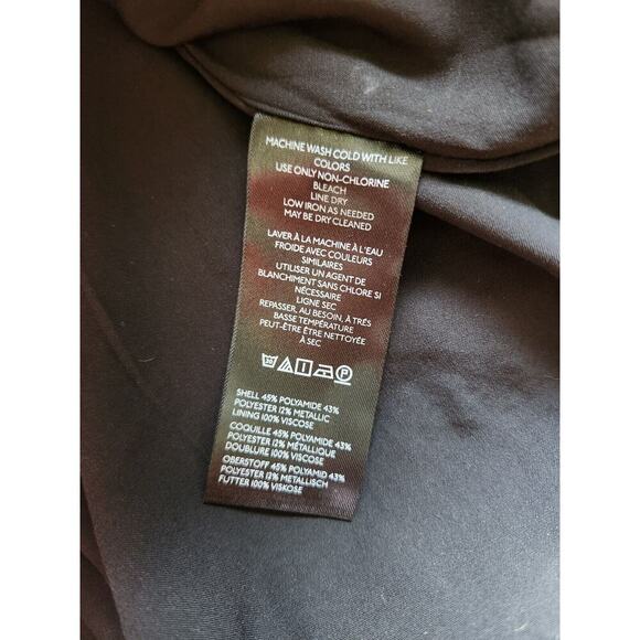 NWT Maeve The Bettina Tiered Shirt Mini Dress Sz LP Jacquard Edition #9H502 - Picture 12 of 12